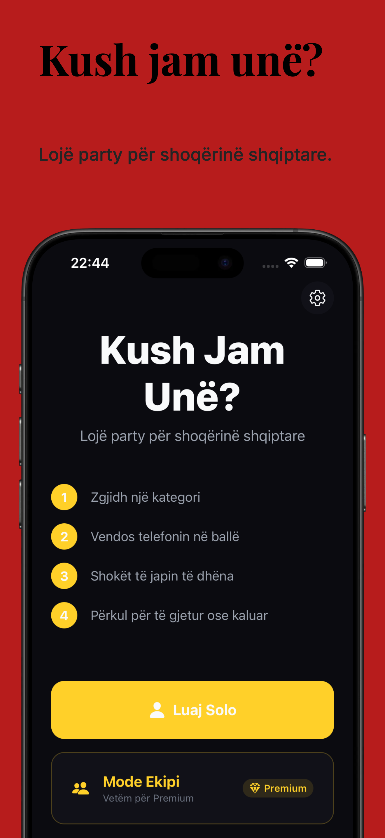 Kush Jam Unë? app screenshot