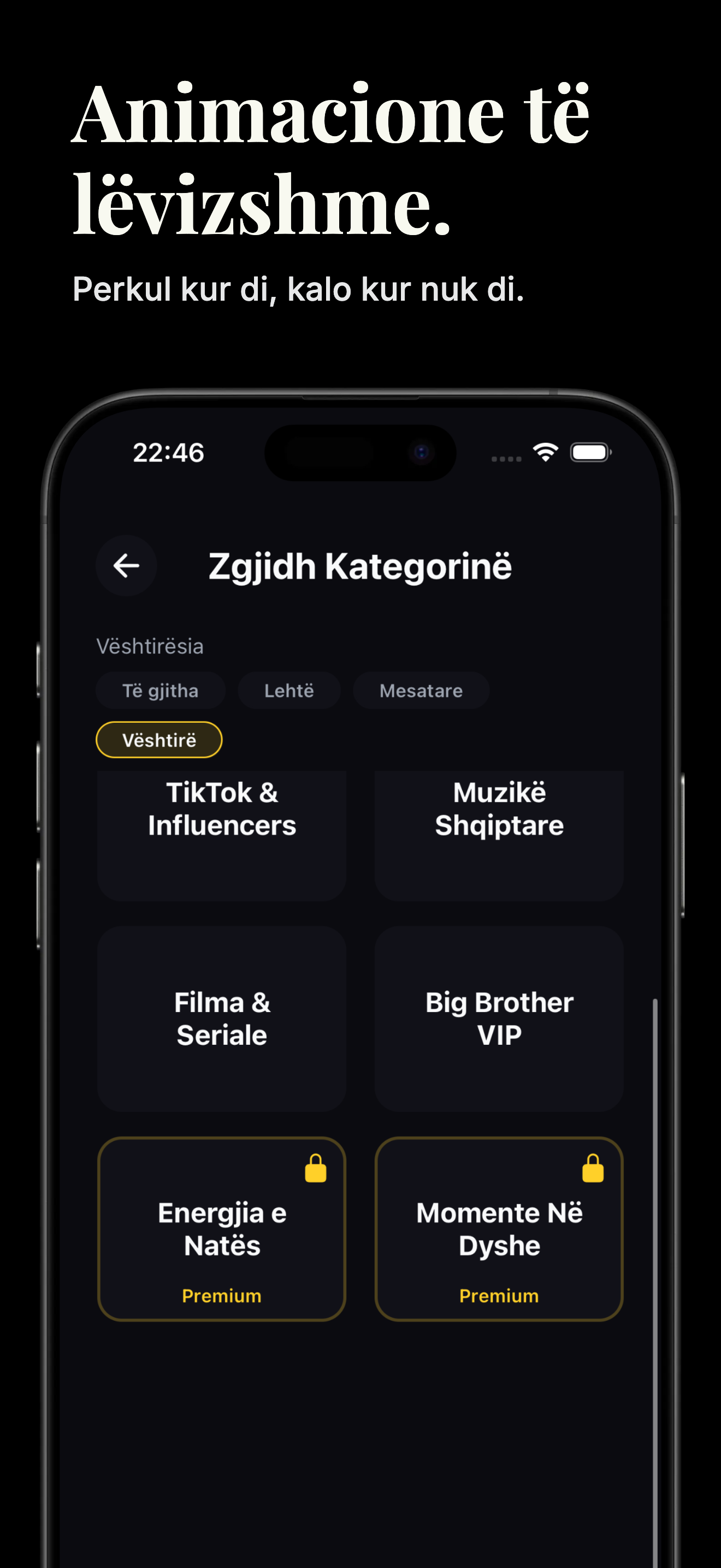 Kush Jam Unë - Kategori vështirë